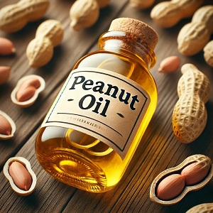 Peanut oil is a natural vegetable oil extracted from peanuts, known for its mild flavor and high nutritional value. It is high in healthy fats, such as omega-6 fatty acids, as well as vitamin E, which promotes healthy skin and hair. It is an ideal choice for cooking due to its high flash point, making it suitable for frying and roasting, and adds a distinctive flavor to foods.