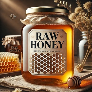 Raw natural honey is a golden food substance with high nutritional value, characterized by its thick texture and rich flavor extracted from the nectar of flowers. It contains a variety of vitamins, minerals, and antioxidants that enhance the body's immunity and support healthy skin and hair. Raw honey is known for its antibacterial properties, making it an effective natural treatment for wounds and minor burns, and is an excellent choice for a natural sweetener in food and beverages, thanks to its pure nature.