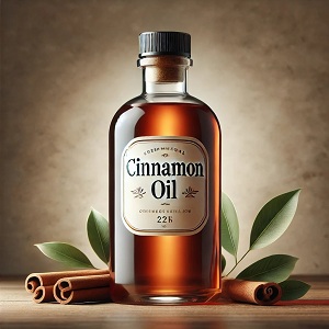 Cinnamon oil – a warm, aromatic essential oil extracted from cinnamon bark, known for its natural antibacterial, antifungal, and anti-inflammatory properties. Often used in aromatherapy and skincare, it provides a comforting scent, soothes sore muscles, and supports a healthy immune system. Its rich, spicy fragrance makes it a popular choice in natural wellness and beauty routines