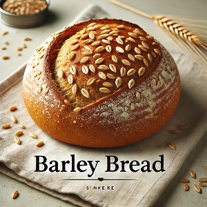 Photo of fresh barley bread: A healthy option rich in fiber and nutrients, ideal for boosting health and energy.