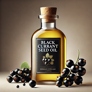 Black Currant Seed Oil is a natural oil rich in nutrients that are beneficial for skin, hair and overall health. It is characterized by its dark color and rich texture, and is extracted from black currant seeds using cold pressing methods to preserve its nutritional value. It is high in essential fatty acids, such as gamma-linolenic acid (GLA), and antioxidants, making it ideal for moisturizing, soothing skin inflammation, and improving skin elasticity. It can also be used to strengthen hair and treat dry scalp.