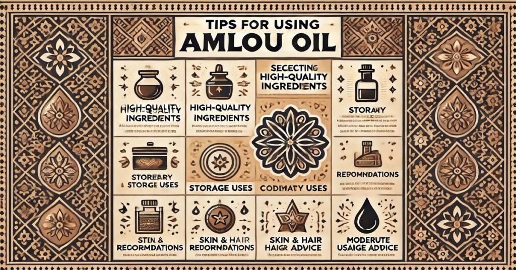 Here are some useful tips for using amla oil effectively. For best results, apply amla oil to your scalp and hair once or twice a week, massaging it in to stimulate blood circulation and strengthen hair roots. When using it on the skin, always dilute amla oil with a carrier oil to avoid irritation, especially if you have sensitive skin. Leave the oil on your hair for at least 30 minutes—or overnight for deeper conditioning—before washing it out. To enhance the oil's benefits, warm it slightly before application. Regular use of amla oil can improve hair shine, reduce breakage, and promote a healthier scalp and skin.