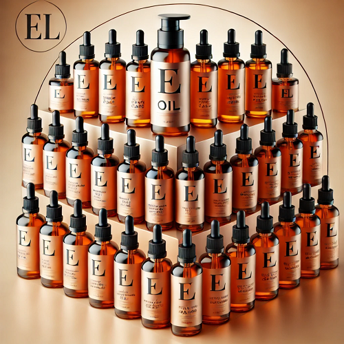 A variety of natural oils displayed elegantly, showcasing their diverse benefits for health, beauty, and wellness.